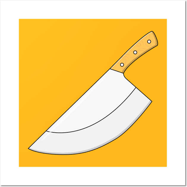 Butcher Knife Wall Art by KH Studio